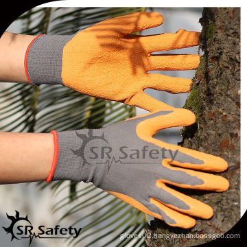 SRSAFETY 13G Knitted Liner coated latex safety working glove